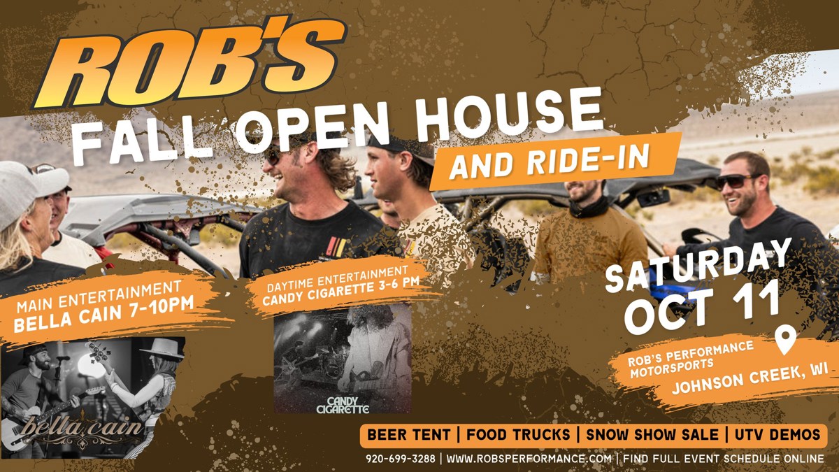 Featured image of Rob's Annual Fall Open House and Ride-In